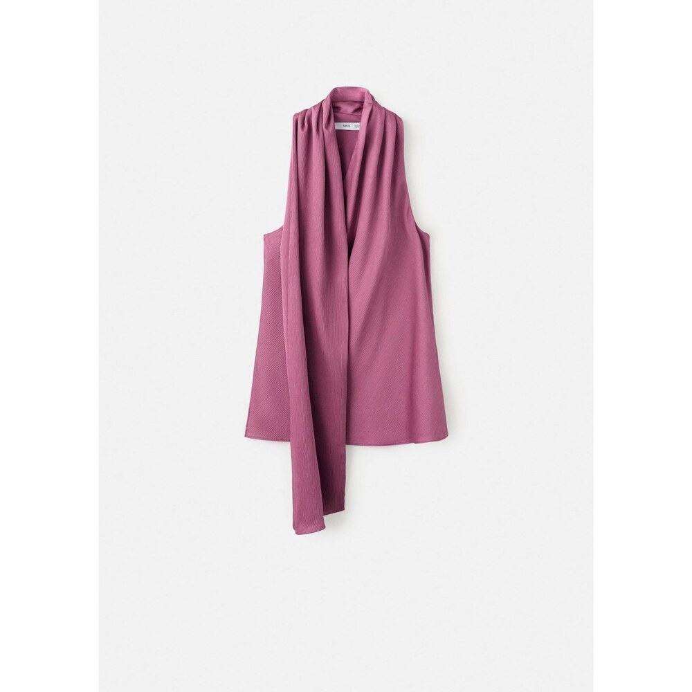 NWT Pastel Scarf neck top